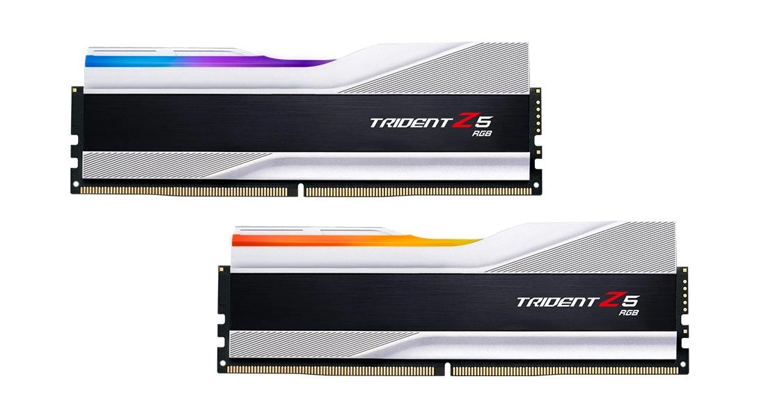 Pamięć RAM G.Skill Trident Z5 RGB DDR5 32GB (2 x 16GB) 6000 CL36 Srebrny