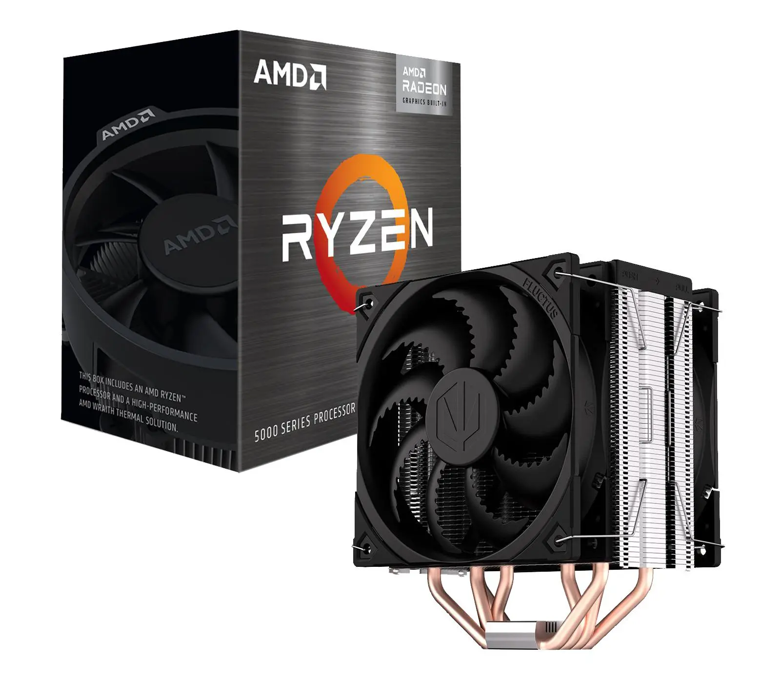 Procesor AMD Ryzen 5 5600G BOX (100-100000252BOX) + Fera 5 Dual Fan