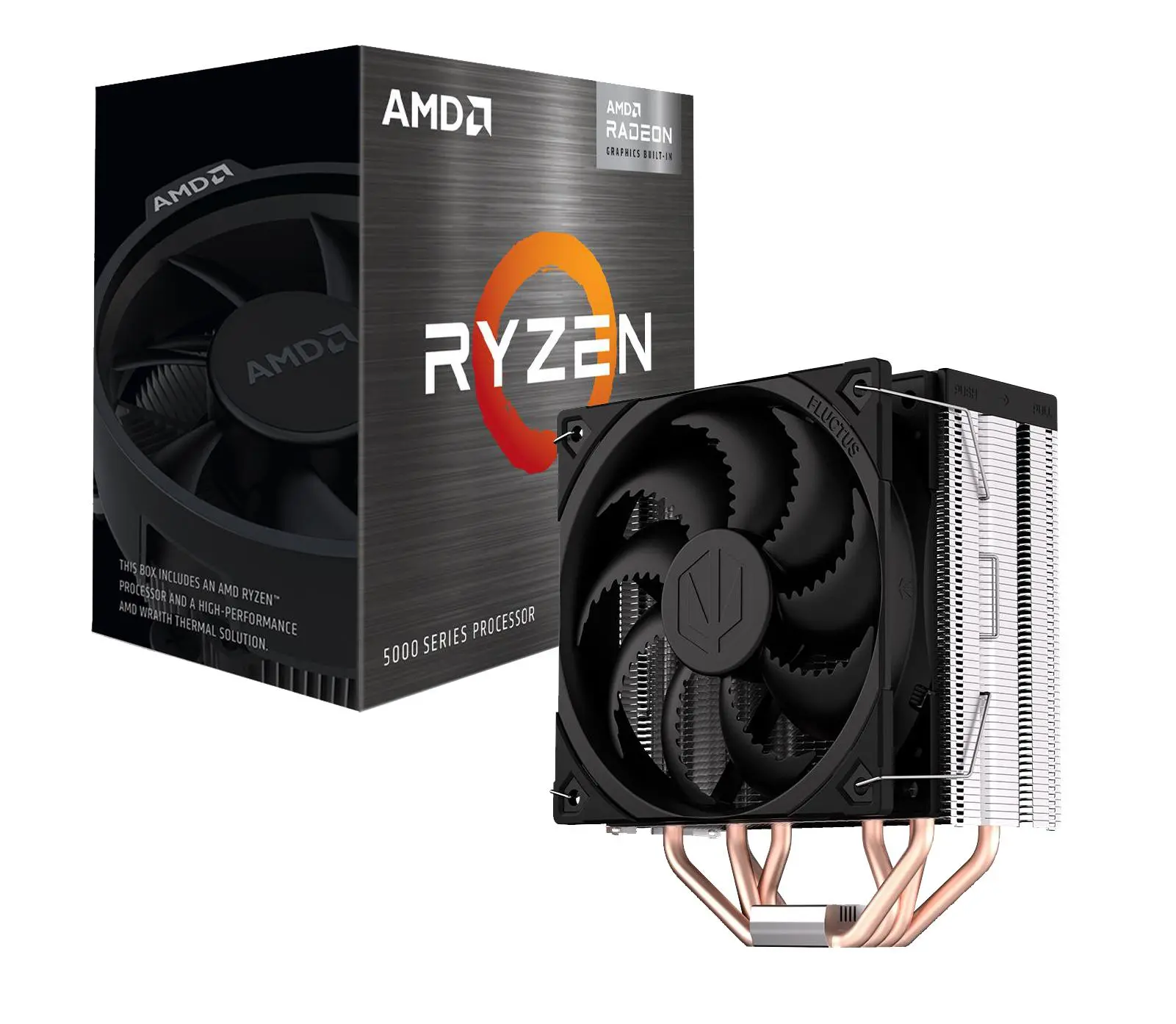 Procesor AMD Ryzen 5 5600G BOX (100-100000252BOX) + Fera 5