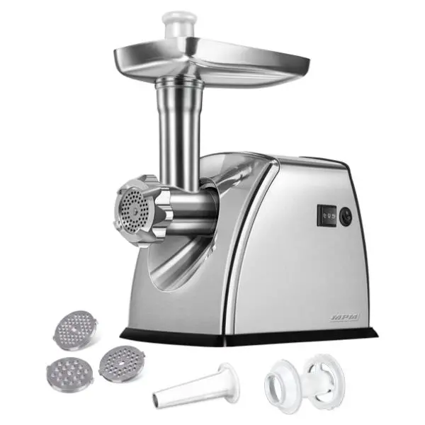 Maszynka do mięsa MPM MMM-07M 1800W 3 sitka Nasadka do wyrobu pasztecików