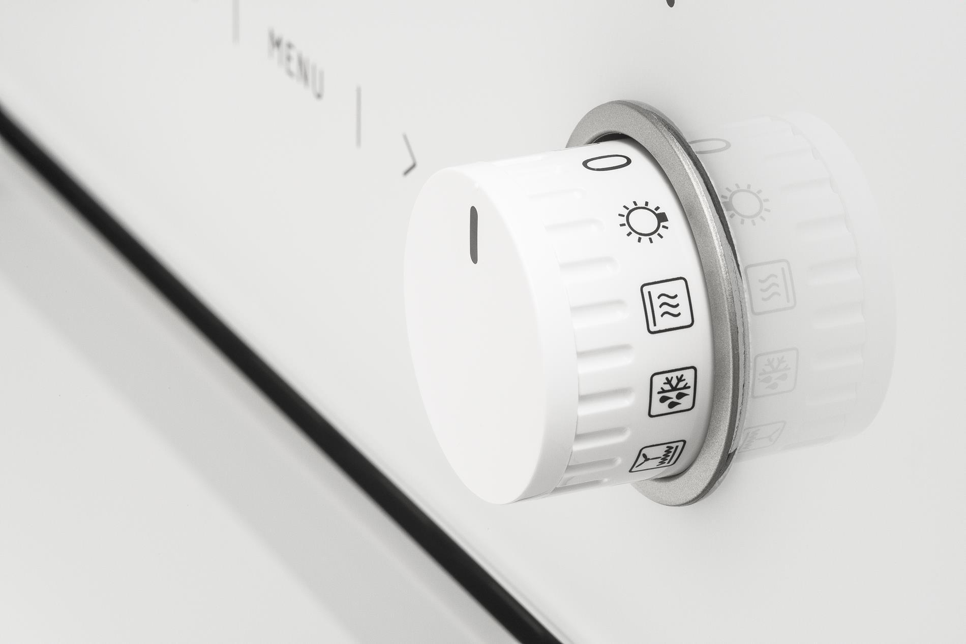 Piekarnik elektryczny Amica EB7551W Fusion Soft - termoobieg - prowadnice teleskopowe