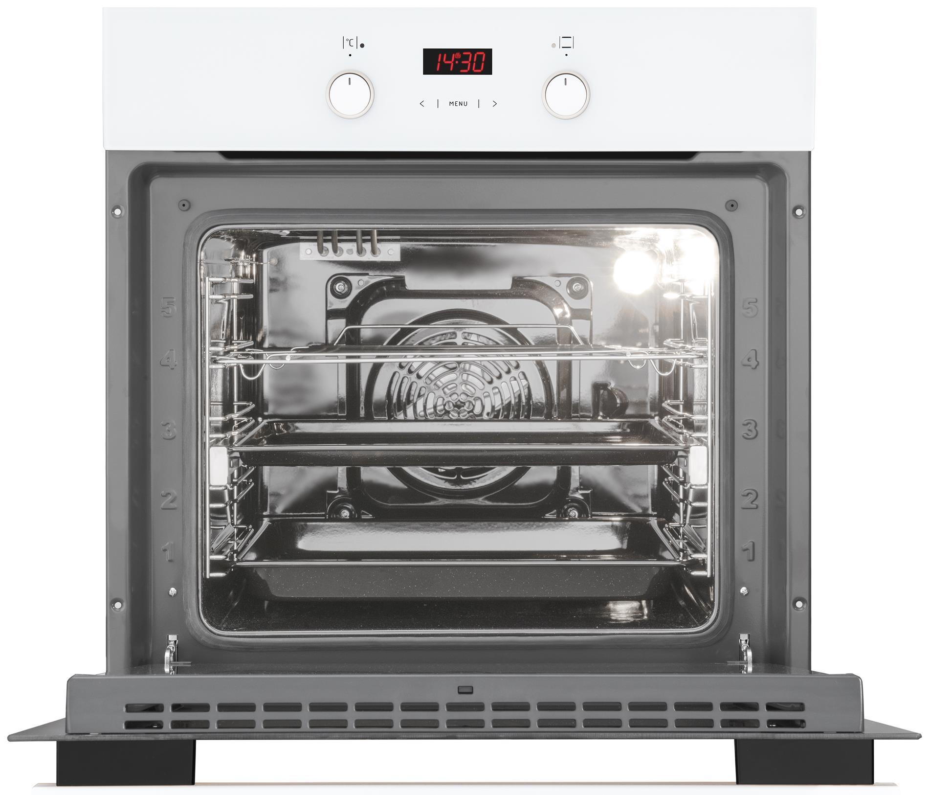Piekarnik elektryczny Amica EB7551W Fusion Soft - termoobieg - prowadnice teleskopowe