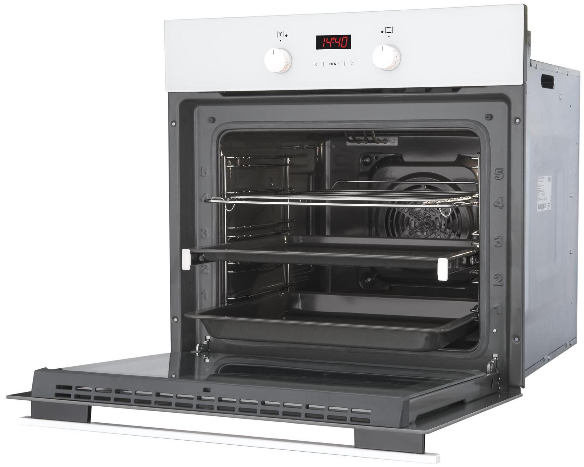 Piekarnik elektryczny Amica EB7551W Fusion Soft - termoobieg - prowadnice teleskopowe