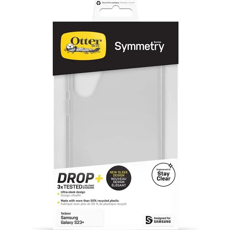 Etui OtterBox Symmetry do Samsung Galaxy S23+ Przezroczysty
