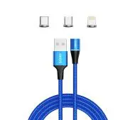 Savio CL-157 Magnetyczny USB 2m Niebieski