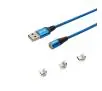 Kabel Savio CL-157 Magnetyczny USB 2m Niebieski