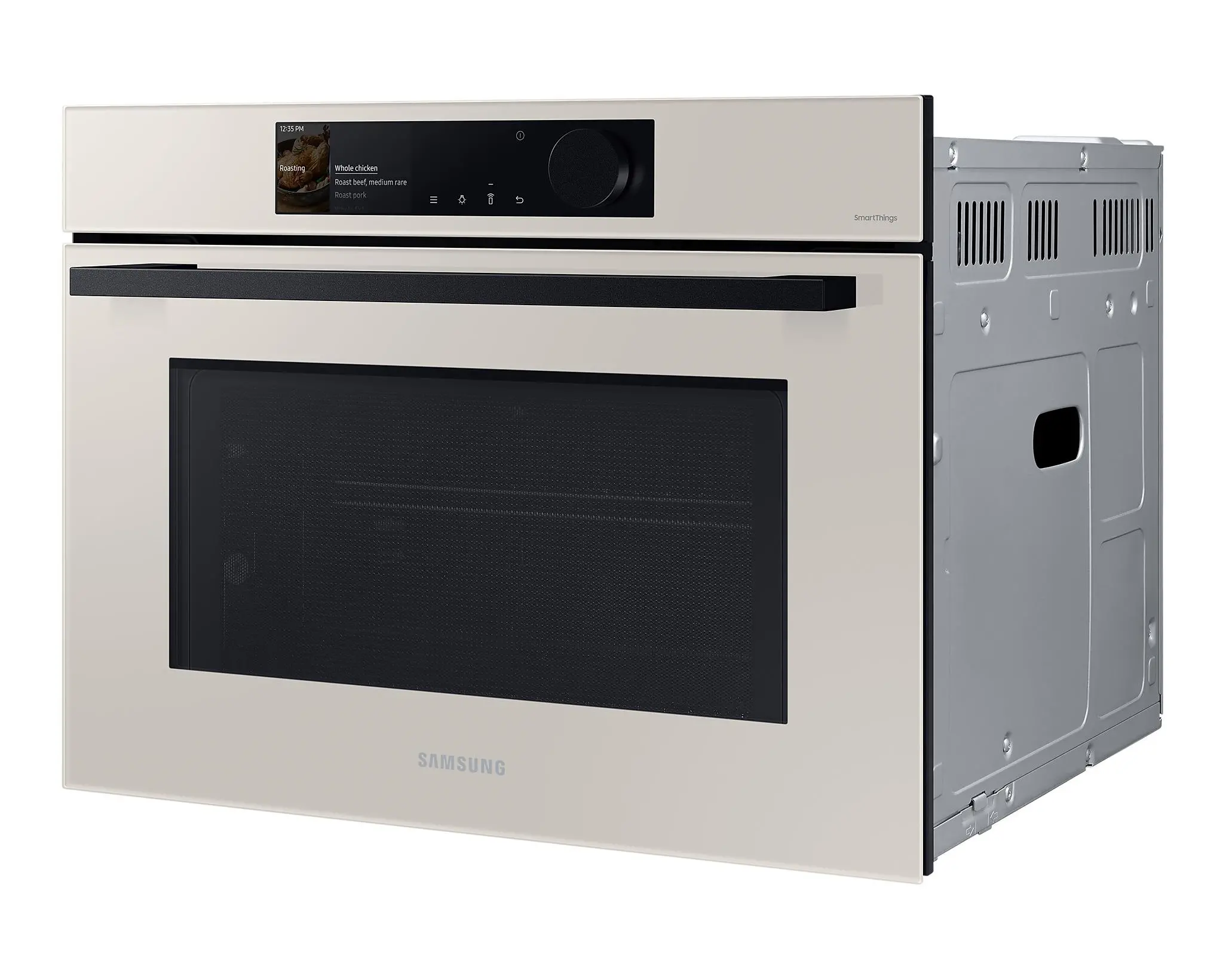 Piekarnik z mikrofalą Samsung Bespoke NQ5B6753CAA Termoobieg AirFry Zdalne sterowanie Beżowy