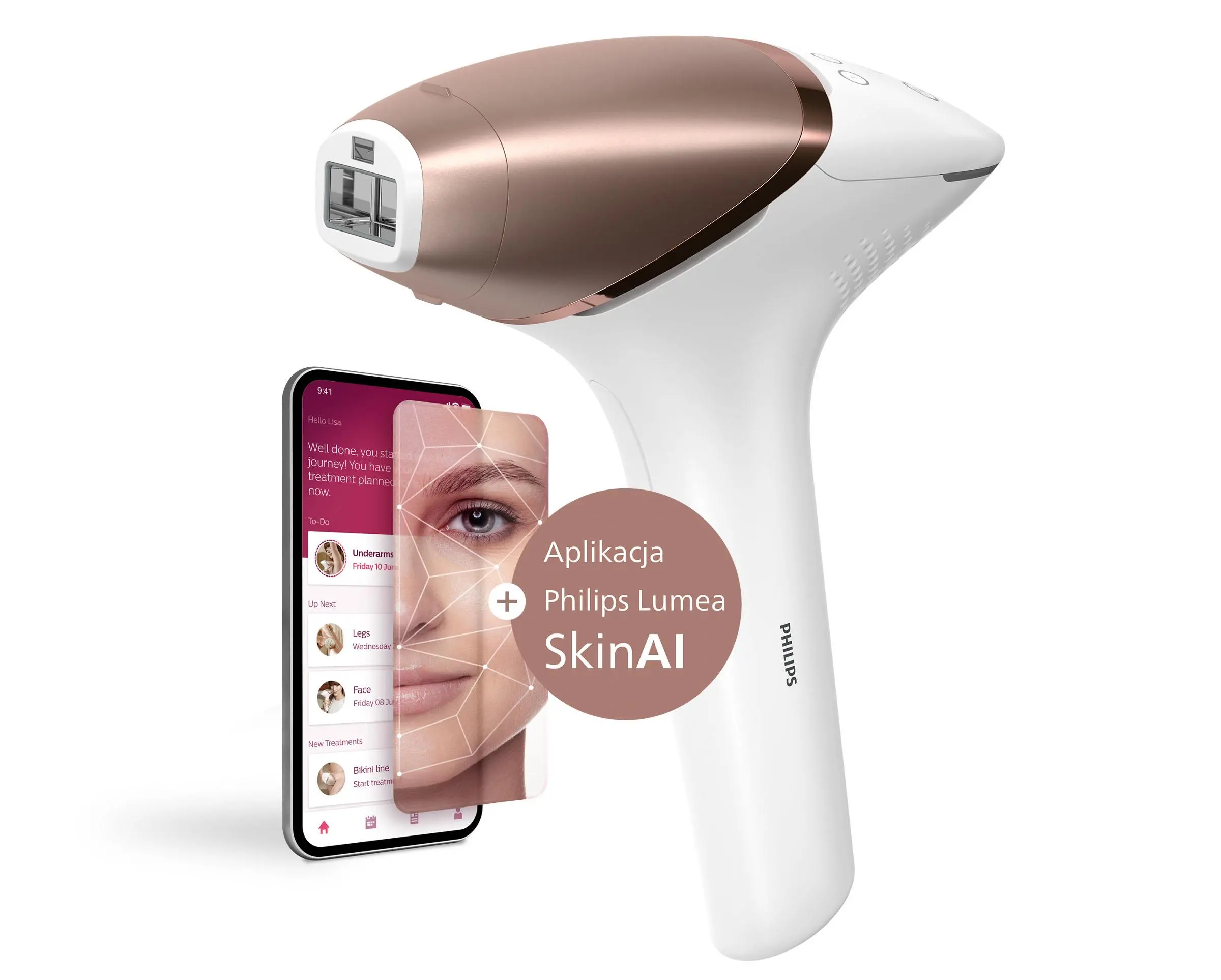 Depilator Philips Lumea 9900 IPL BRI973/00