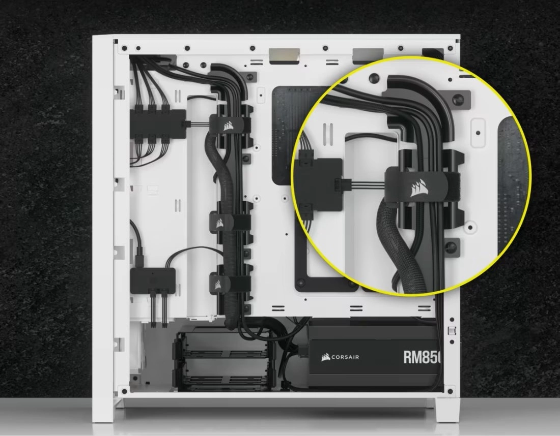 Obudowa Corsair iCUE 4000D Airflow ARGB Biały