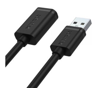 Kabel USB Unitek Y-C428GBK przedłużacz USB 2.0 AM-AF 1m Czarny