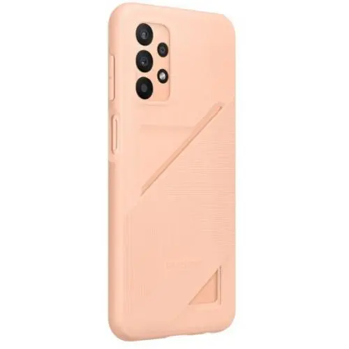 Etui Samsung Card Slot Cover do Galaxy A23 5G brzoskwiniowy