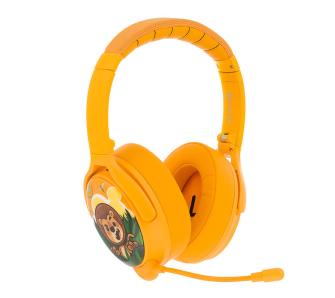 Słuchawki bezprzewodowe z mikrofonem BuddyPhones Cosmos Plus ANC dla dzieci Nauszne Żółty