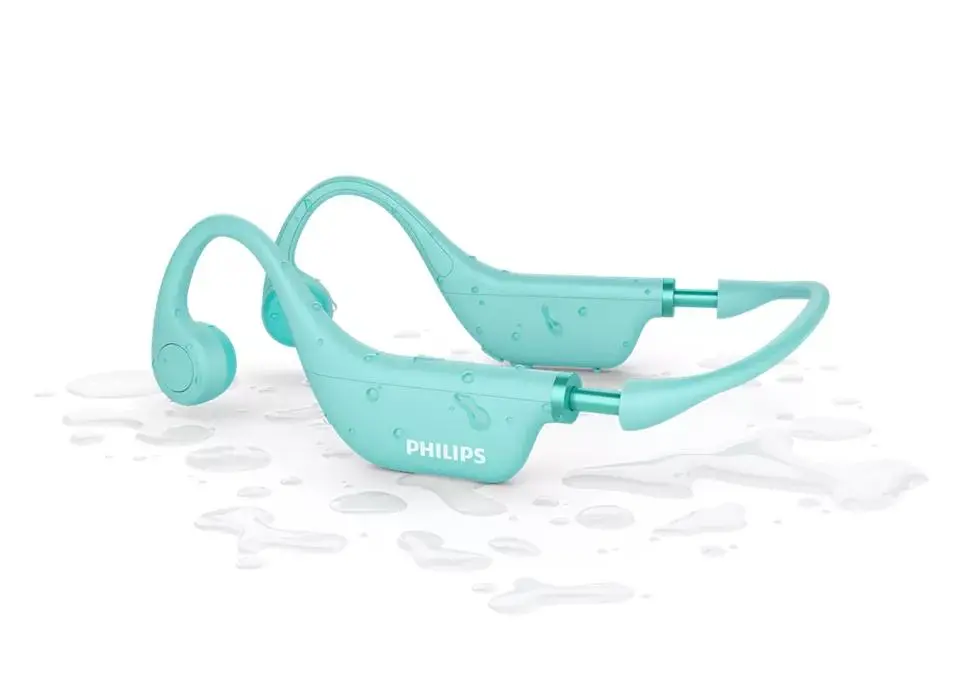 Słuchawki bezprzewodowe Philips TAK4607GR/00 Dla dzieci Przewodnictwo kostne Bluetooth 5.2 Zielony