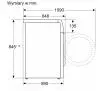 Pralka Bosch Serie 8 WGB254AXPL 10kg 1400obr/min Zdalne sterowanie