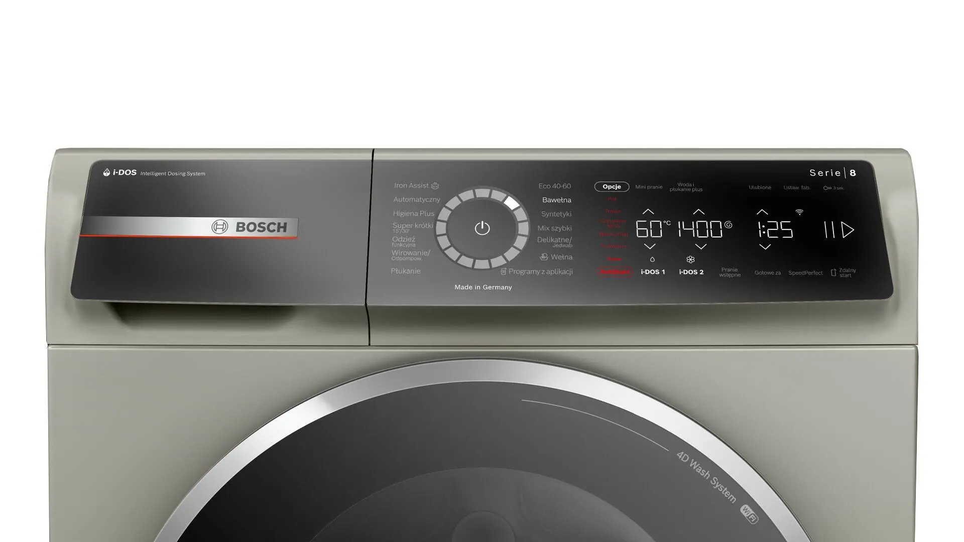 Pralka Bosch Serie 8 WGB254AXPL 10kg 1400obr/min Zdalne sterowanie