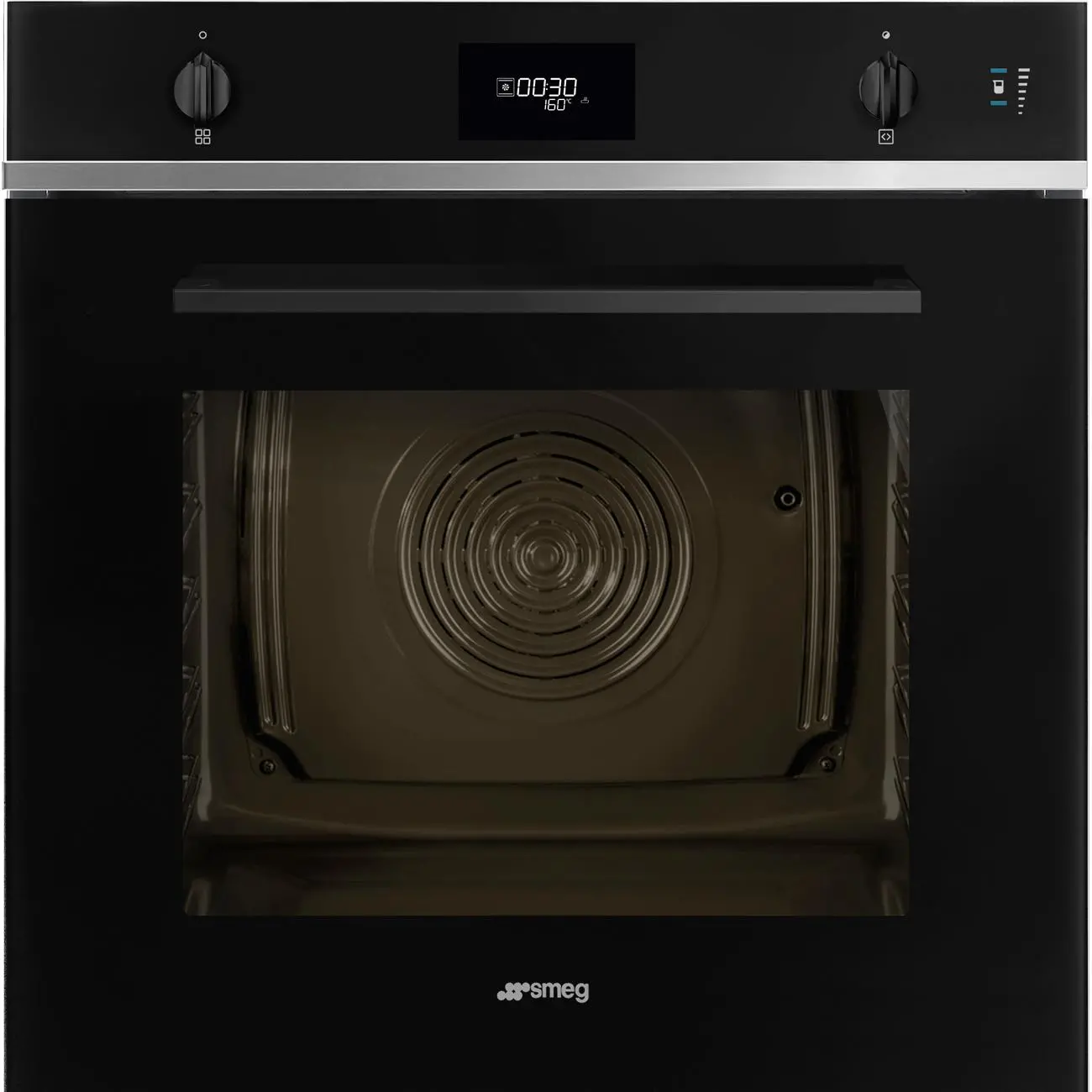 Piekarnik elektryczny parowy Smeg Selezione SOP6401S2B Termoobieg Czarny