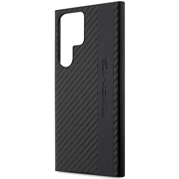 Etui Mercedes-Benz Carbon Stripe&Embossed AMHCS23LBLSCA do Samsung Galaxy S23 Ultra