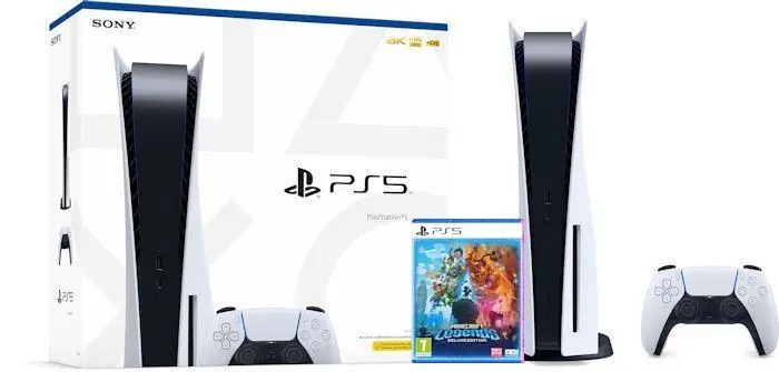 Konsola Sony PlayStation 5 (PS5) z napędem + Minecraft Legends Edycja Deluxe