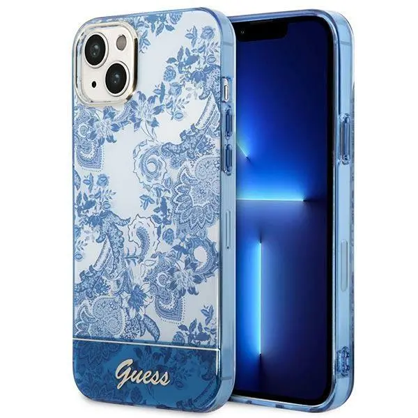 Etui Guess Porcelain Collection GUHCP14MHGPLHB do iPhone 14 Plus