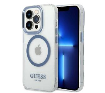 Etui Guess Metal Outline Magsafe GUHMP14LHTRMB do iPhone 14 Pro