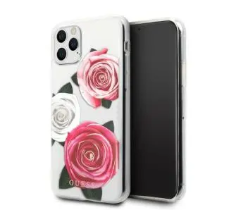 Etui Guess Flower Desire Pink & White Rose GUHCN58ROSTRT do iPhone 11 Pro