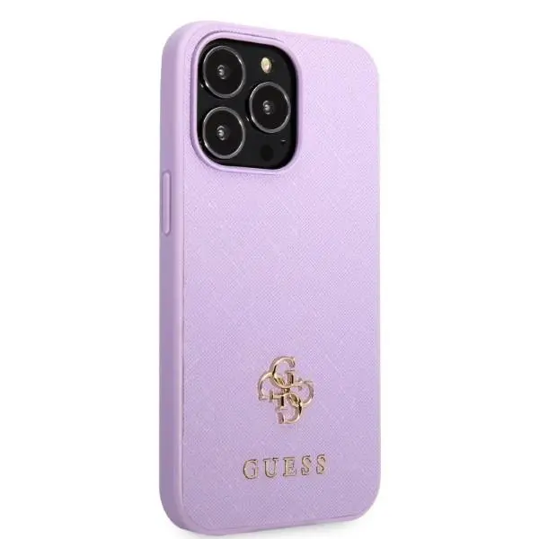 Etui Guess Saffiano 4G Small Metal Logo GUHCP13XPS4MU do iPhone 13 Pro Max