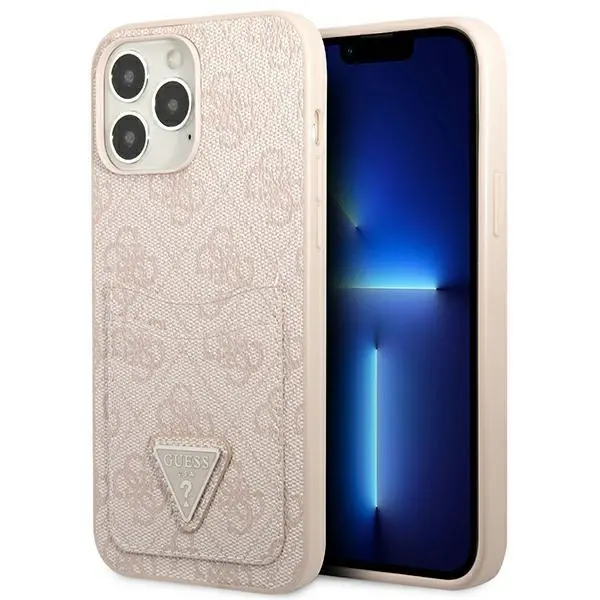 Etui Guess 4G Triangle Logo Cardslot GUHCP13XP4TPP do iPhone 13 Pro Max
