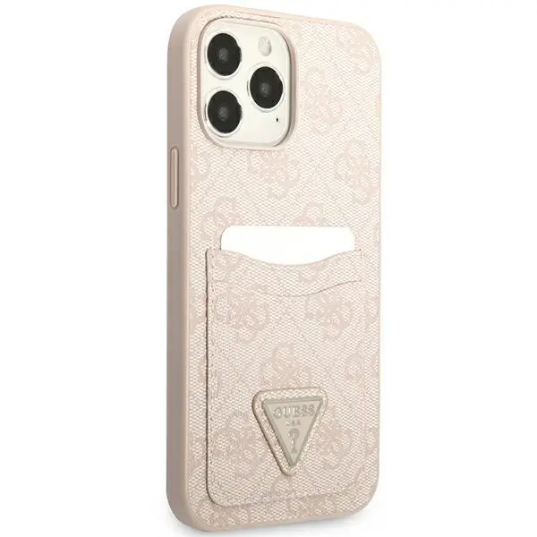 Etui Guess 4G Triangle Logo Cardslot GUHCP13XP4TPP do iPhone 13 Pro Max