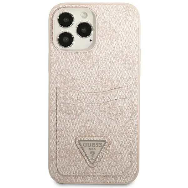 Etui Guess 4G Triangle Logo Cardslot GUHCP13XP4TPP do iPhone 13 Pro Max