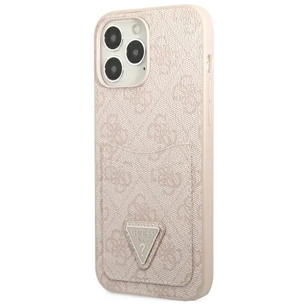 Etui Guess 4G Triangle Logo Cardslot GUHCP13XP4TPP do iPhone 13 Pro Max