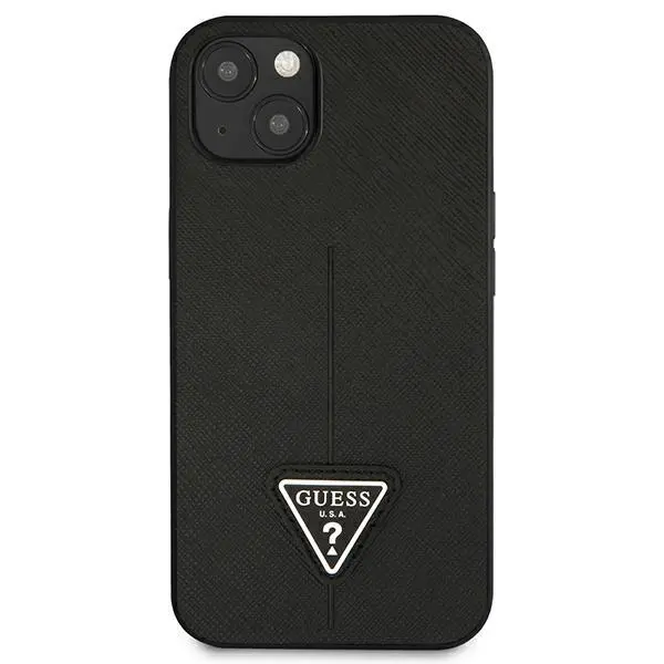 Etui Guess Saffiano Triangle Logo GUHCP13SPSATLK do iPhone 13 mini