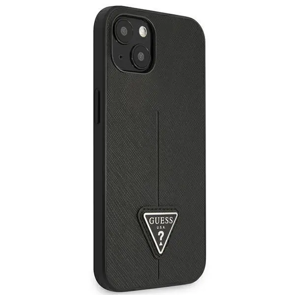 Etui Guess Saffiano Triangle Logo GUHCP13SPSATLK do iPhone 13 mini