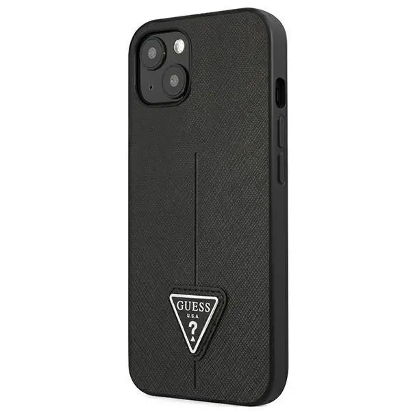 Etui Guess Saffiano Triangle Logo GUHCP13SPSATLK do iPhone 13 mini