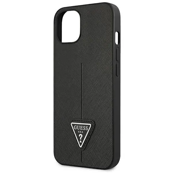 Etui Guess Saffiano Triangle Logo GUHCP13SPSATLK do iPhone 13 mini
