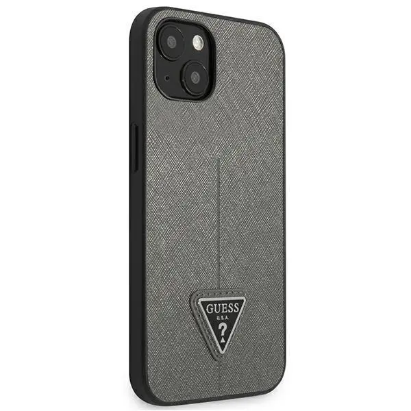 Etui Guess Saffiano Triangle Logo GUHCP13SPSATLG do iPhone 13 mini