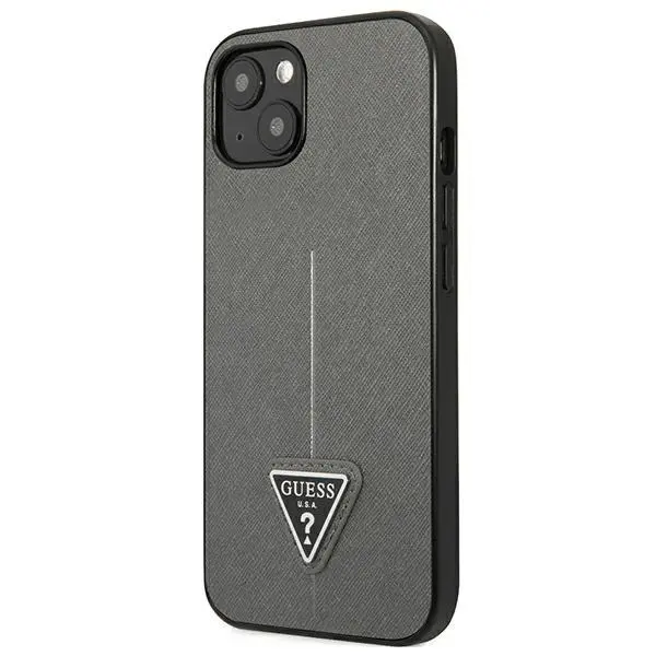 Etui Guess Saffiano Triangle Logo GUHCP13SPSATLG do iPhone 13 mini