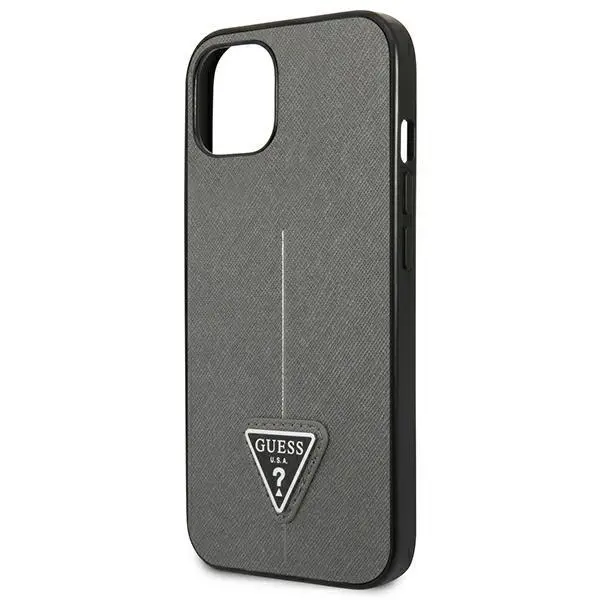 Etui Guess Saffiano Triangle Logo GUHCP13SPSATLG do iPhone 13 mini