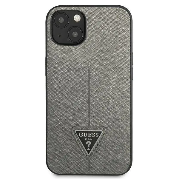 Etui Guess Saffiano Triangle Logo GUHCP13SPSATLG do iPhone 13 mini