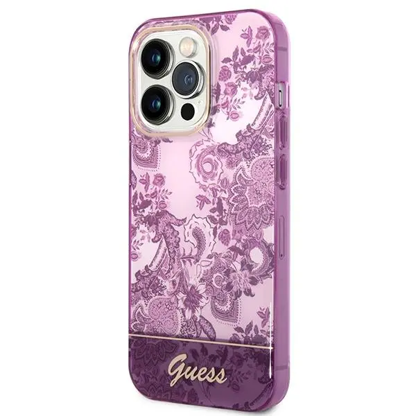 Etui Guess Porcelain Collection GUHCP14XHGPLHF do iPhone 14 Pro Max