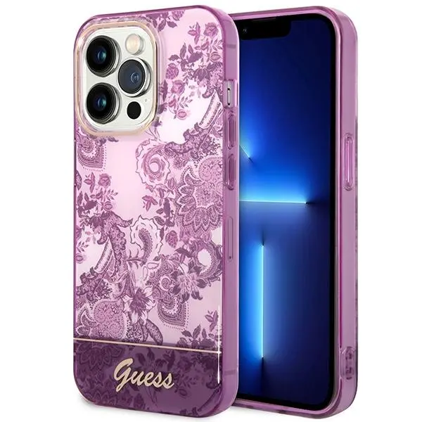 Etui Guess Porcelain Collection GUHCP14XHGPLHF do iPhone 14 Pro Max