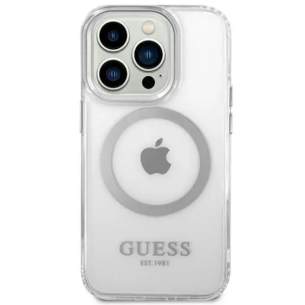 Etui Guess Metal Outline Magsafe GUHMP14XHTRMS do iPhone 14 Pro Max