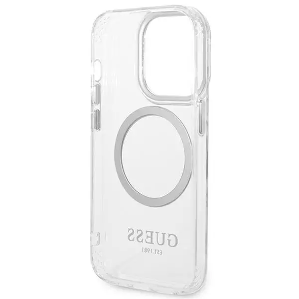 Etui Guess Metal Outline Magsafe GUHMP14XHTRMS do iPhone 14 Pro Max