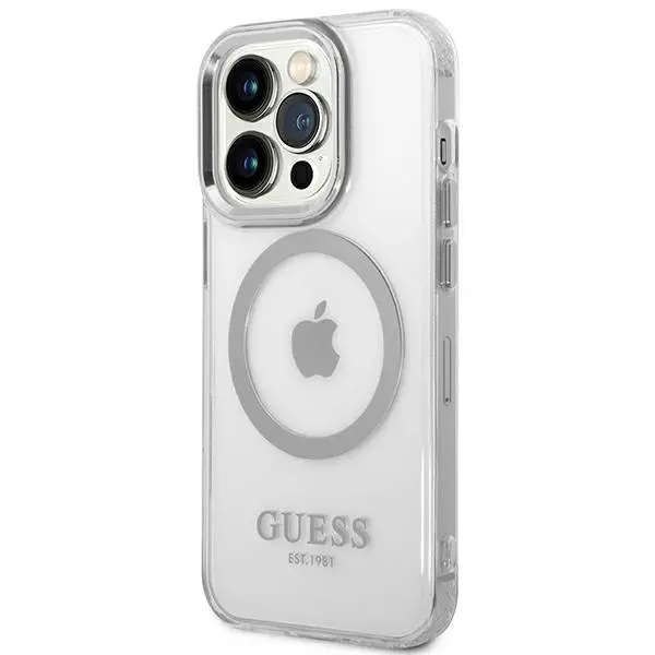 Etui Guess Metal Outline Magsafe GUHMP14XHTRMS do iPhone 14 Pro Max