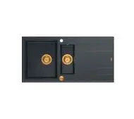 Quadron HQE5510050U8_PVDC1 P2O Evan 156 Granitowy Czarny metalik/Miedziany