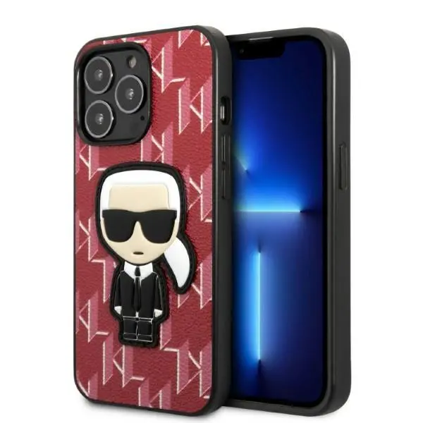 Etui Karl Lagerfeld Monogram Ikonik Patch KLHCP13XPMNIKPI do iPhone 13 Pro Max