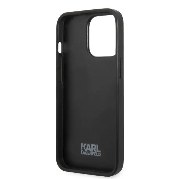 Etui Karl Lagerfeld Monogram Ikonik Patch KLHCP13XPMNIKPI do iPhone 13 Pro Max