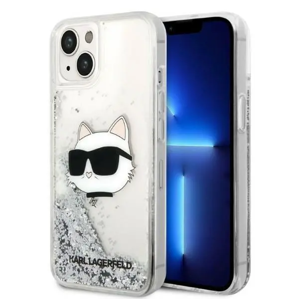Etui Karl Lagerfeld Glitter Choupette Head KLHCP14MLNCHCS do iPhone 14 Plus