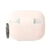 Etui na słuchawki Karl Lagerfeld Silicone Choupette Head 3D do AirPods Pro Różowy