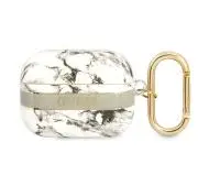 Guess Marble Strap Collection do AirPods Pro Szaro-biały