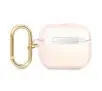 Etui na słuchawki Guess Strap Collection do AirPods 3 Różowy